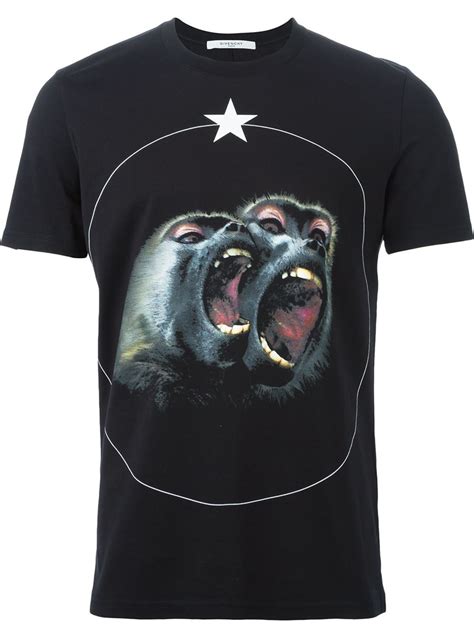 givenchy tee monkey|Men's Designer T.